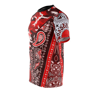 CAMO PAISLEY SPLIT - ALL RED