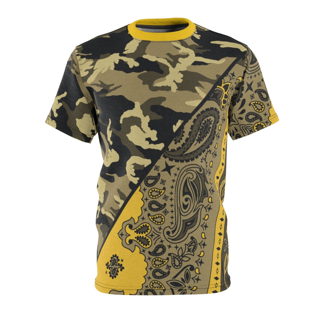 CAMO PAISLEY SPLIT-GOLD