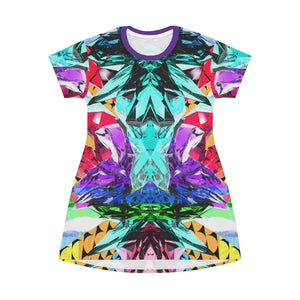 EXOTIC GEM BURST - T-Shirt Dress