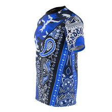 Load image into Gallery viewer, CAMO PAISLEY SPLIT - ALL BLUE
