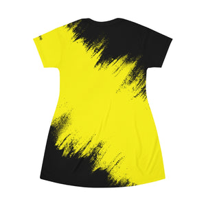 BRUSH STROKES - T-Shirt Dress