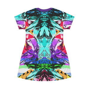 EXOTIC GEM BURST - T-Shirt Dress